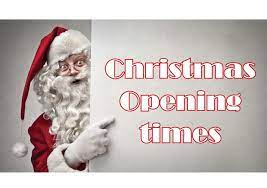 MHS Christmas Opening Hours 2025