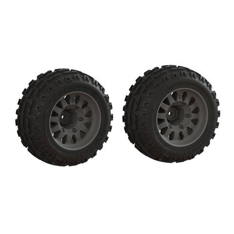 ARRMA dBoots 'Dirtrunner ST' Tire Set Glued (2)