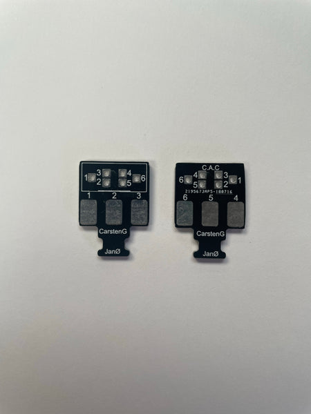 PCB for 6 Pin Servo Connectors 90 Degree