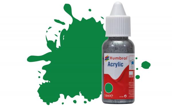 Humbrol Acrylic Paint: 2 - Emerald Green - Gloss