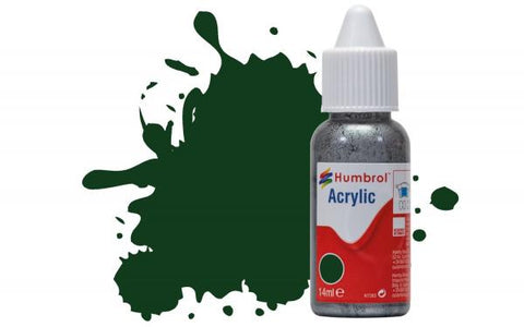 Humbrol Acrylic Paint: 3 - Brunswick Green - Gloss