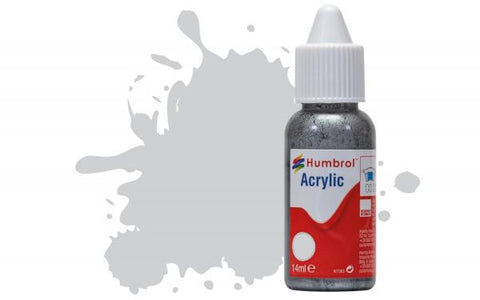 Humbrol Acrylic Paint: 11 - Silver - Metallic