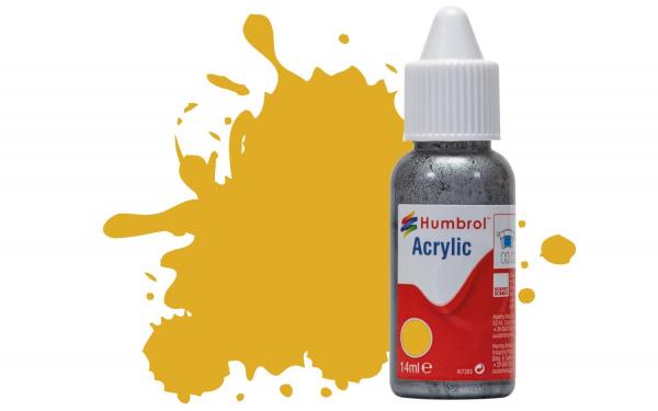 Humbrol Acrylic Paint: 16 - Gold - Metallic