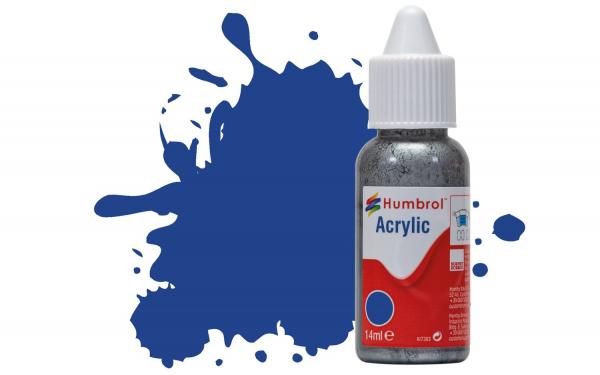 Humbrol Acrylic Paint: 25 - Blue - Matt