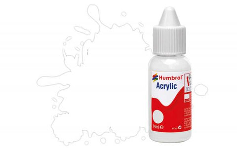 Humbrol Acrylic Paint: 34 - White - Matt