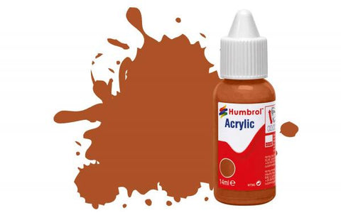 Humbrol Acrylic Paint: 62 - Leather - Matt