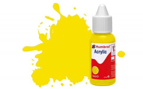 Humbrol Acrylic Paint: 99 - Lemon - Matt