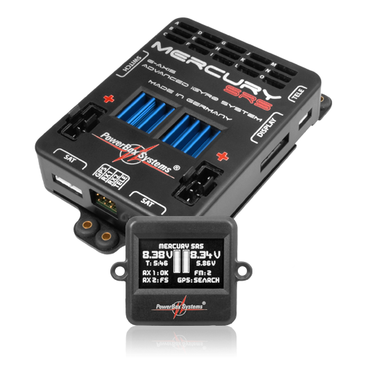 Powerbox Mercury SRS with Switch & OLED-Display ( USED )