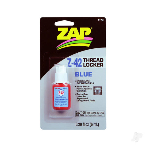 ZAP PT42 Z-42 Blue Thread Locker .20oz