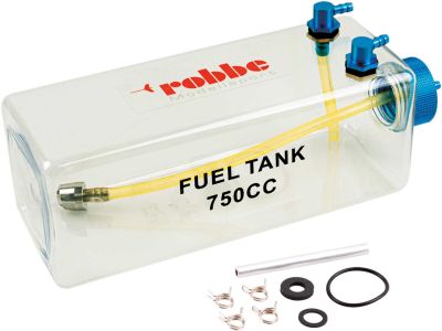 Robbe Transparent Fuel Tank 750ml with Cover ( Gas / Methanol )
