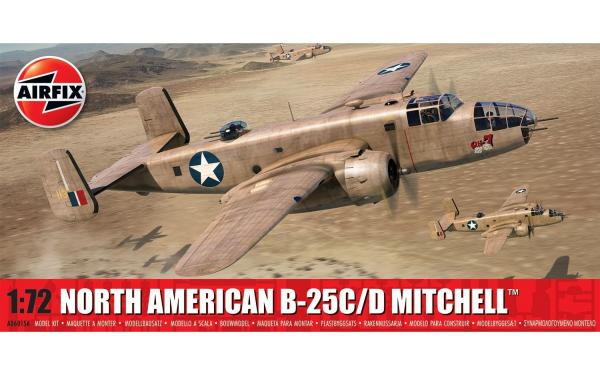 Airfix 1/72 North American B-25C D  Mitchell