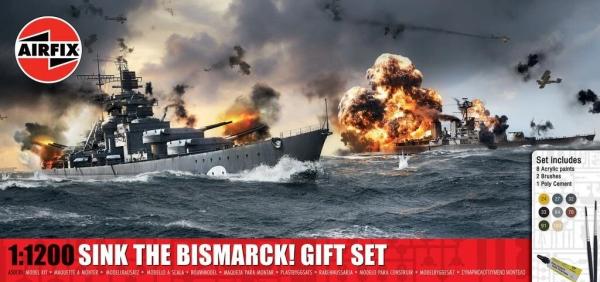 Airfix 1/1200 Sink The Bismarck! Gift Set