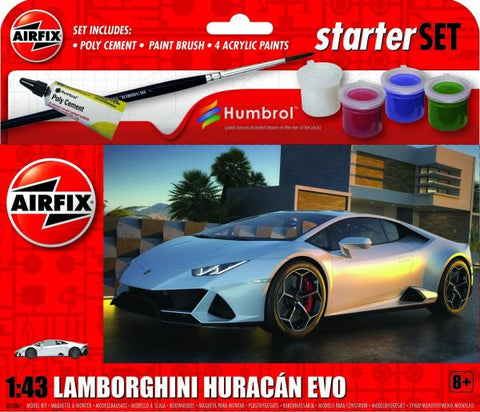 Airfix 1/43 Starter Set - Lamborghini  Huracan
