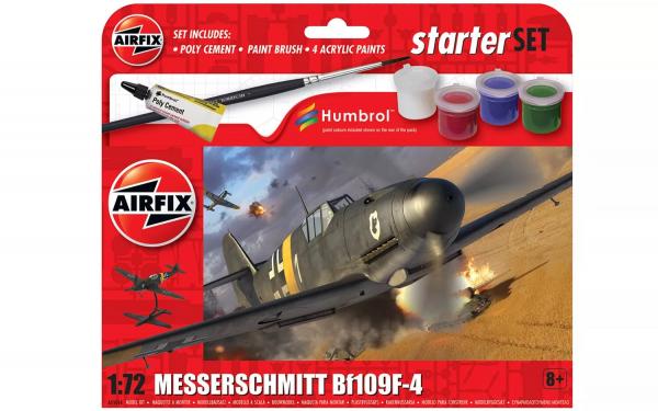 Airfix 1/72 Starter Set - Messerschmitt  Bf109F-4
