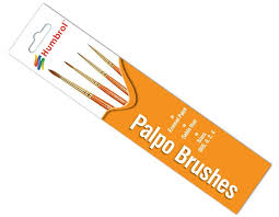 Humbrol Palpo Brush Pack (Sizes: 000, 0, 2, 4)