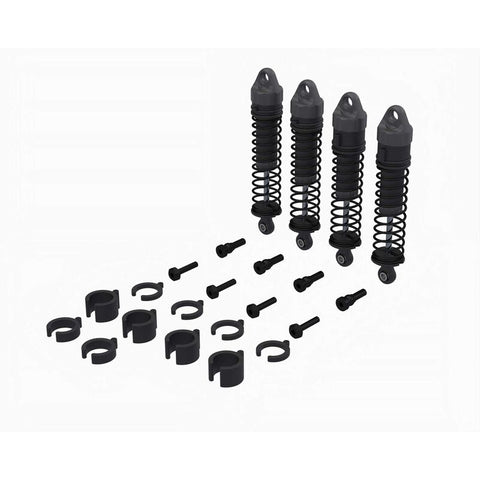 ARRMA Shock Set, 71mm Length, 500cSt Oil (4): GROM. ARA-2591
