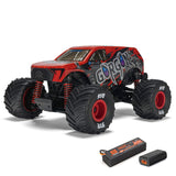 ARRMA 1/16 GORGON GROM 4X4 RTR Brushed Monster Truck (Battery & Charger Included), Red