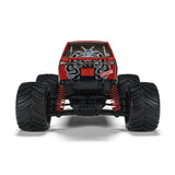ARRMA 1/16 GORGON GROM 4X4 RTR Brushed Monster Truck (Battery & Charger Included), Red