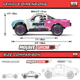 ARRMA MOJAVE GROM 223S BLX Brushless 4X4 Small Scale Desert Truck RTR with DSC (Battery & Charger included), Teal