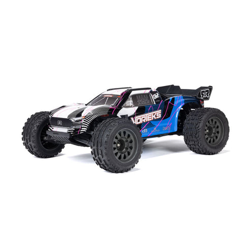 ARRMA MHS 1/10 VORTEKS MEGA 550 2WD Stadium Truck RTR with 2S Lipo Battery & Charger, Blue