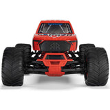 ARRMA 1/10 GORGON 2WD RTR Brushed Monster Truck (Battery & Charger Included), Red