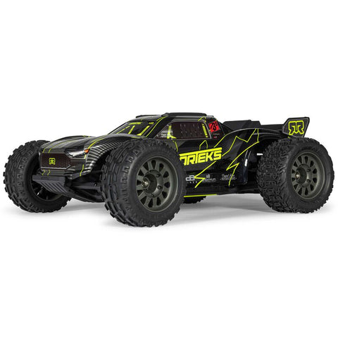 ARRMA 1/10 VORTEKS 223S DSC 2WD RTR Brushless Stadium Truck, Yellow ( No Battery & Charger Included)