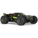 ARRMA 1/10 VORTEKS 223S DSC 2WD RTR Brushless Stadium Truck, Yellow ( No Battery & Charger Included)