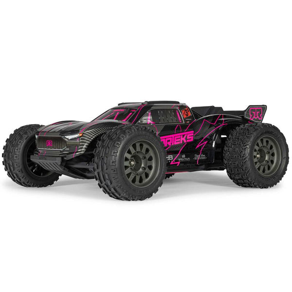 ARRMA 1/10 VORTEKS 223S DSC 2WD RTR Brushless Stadium Truck, Pink ( No Battery & Charger Included)