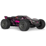 ARRMA 1/10 VORTEKS 223S DSC 2WD RTR Brushless Stadium Truck, Pink ( No Battery & Charger Included)