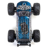 ARRMA 1/10 GORGON 223S 2WD RTR Brushless Monster Truck, Blue/Black