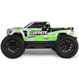 ARRMA 1/10 GRANITE MEGA 665 4X4 RTR Brushed Monster Truck, Green WITHOUT Battery & Charger