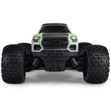 ARRMA 1/10 GRANITE MEGA 665 4X4 RTR Brushed Monster Truck, Green WITHOUT Battery & Charger