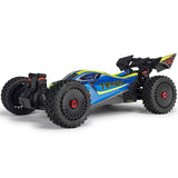 ARRMA 1/8 TYPHON MEGA 665 4X4 RTR Brushed Buggy, Blue