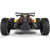 ARRMA 1/8 TYPHON MEGA 665 4X4 RTR Brushed Buggy, Yellow (No Batt+No Chgr)