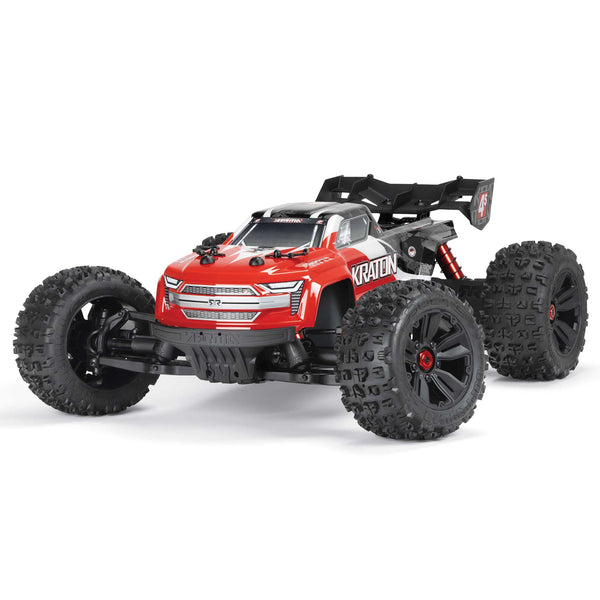 ARRMA 1/10 KRATON 4S 4X4 RTR Brushless Speed Truck, Red (Battery & Charger Not Included)