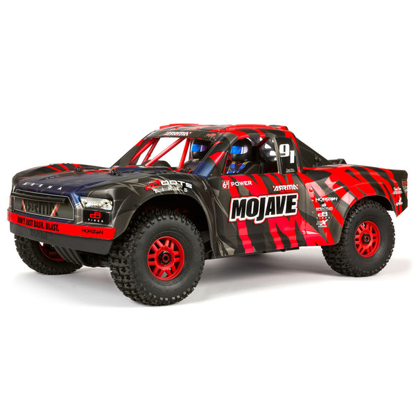 ARRMA 1/7 MOJAVE 6S 4X4 RTR Brushless Desert Truck, Red/Black (No Battery & Charger Included)