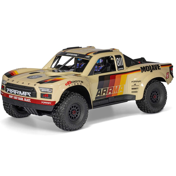 ARRMA 1/7 MOJAVE 6S 4X4 RTR Brushless Desert Truck, Beige (No Battery & Charger Included)