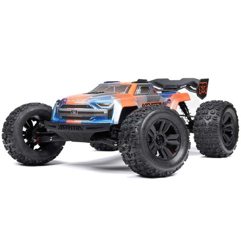 ARRMA 1/8 KRATON 6S 4X4 RTR Brushless Speed Truck, Blue/Orange ( No Battery & Charger Included)
