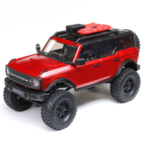 Axia l/24 SCX24 2021 Ford Bronco 4WD Truck Brushed RTR, Red