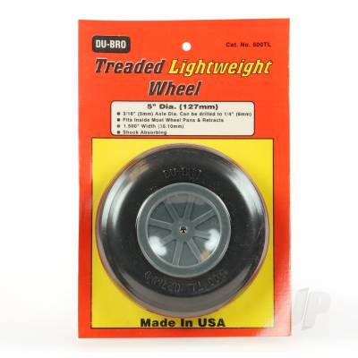 Dubro 4.5" Treaded Lightweight Wheel