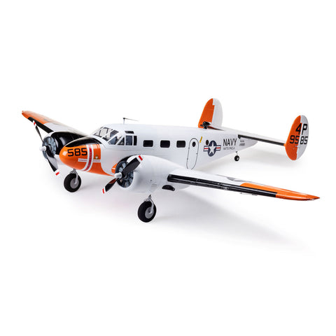 Eflite Beechcraft D18/RC-45J 1.5m BNF Basic with AS3X+ and SAFE Select - Model Heli Services