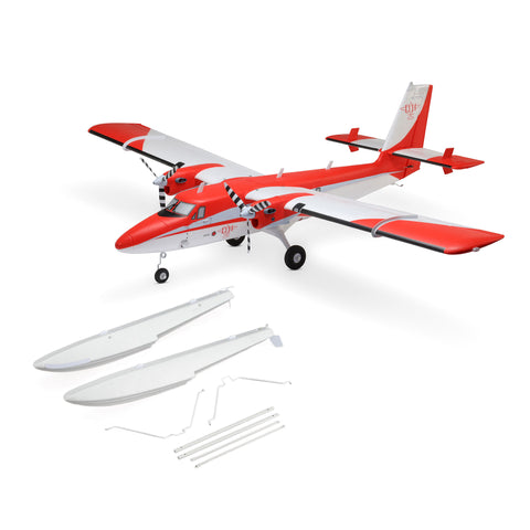 Eflite DHC-6 Twin Otter 1.4m BNF Basic with AS3X+ and SAFE Select with Floats