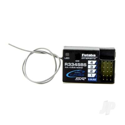 Futaba R334SBS 4-Channel (PWM) Surface Receiver with S.BUS for Telemetry T-FHSS SR / T-FHSS
