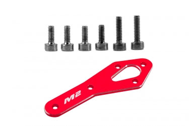 OMP M2 Tail Motor Reinforcement Plate set-Red