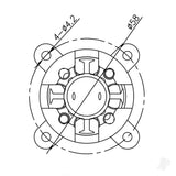 Radient Brushless Motor 5055 570KV (4-6S)