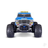 Traxxas Bigfoot HD 1:10 Electric 2WD RTR Monster Truck, Blue TQ 2-ch, XL-5, Titan 550, 7-Cell NiMH, 4A USB-C Charger