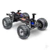 Traxxas Bigfoot HD 1:10 Electric 2WD RTR Monster Truck, Blue TQ 2-ch, XL-5, Titan 550, 7-Cell NiMH, 4A USB-C Charger