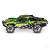 Traxxas Slash HD XL-5 1:10 2WD RTR Short Course Truck, Green (+ TQ 2-ch, Titan 550 12T, XL-5, Clipless Body)