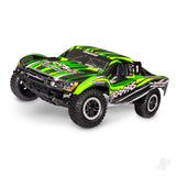 Traxxas Slash HD XL-5 1:10 2WD RTR Short Course Truck, Green (+ TQ 2-ch, Titan 550 12T, XL-5, Clipless Body)