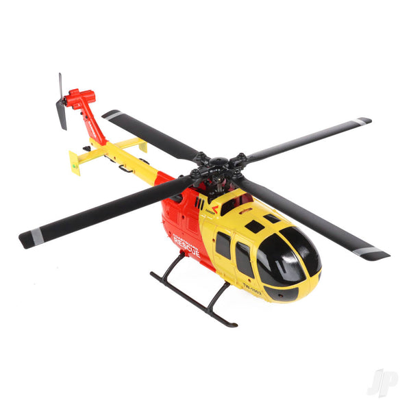 Twister BO-105 Scale 250 Flybarless Helicopter with 6 Axis Stabilisation and Altitude Hold (Yellow/Red)